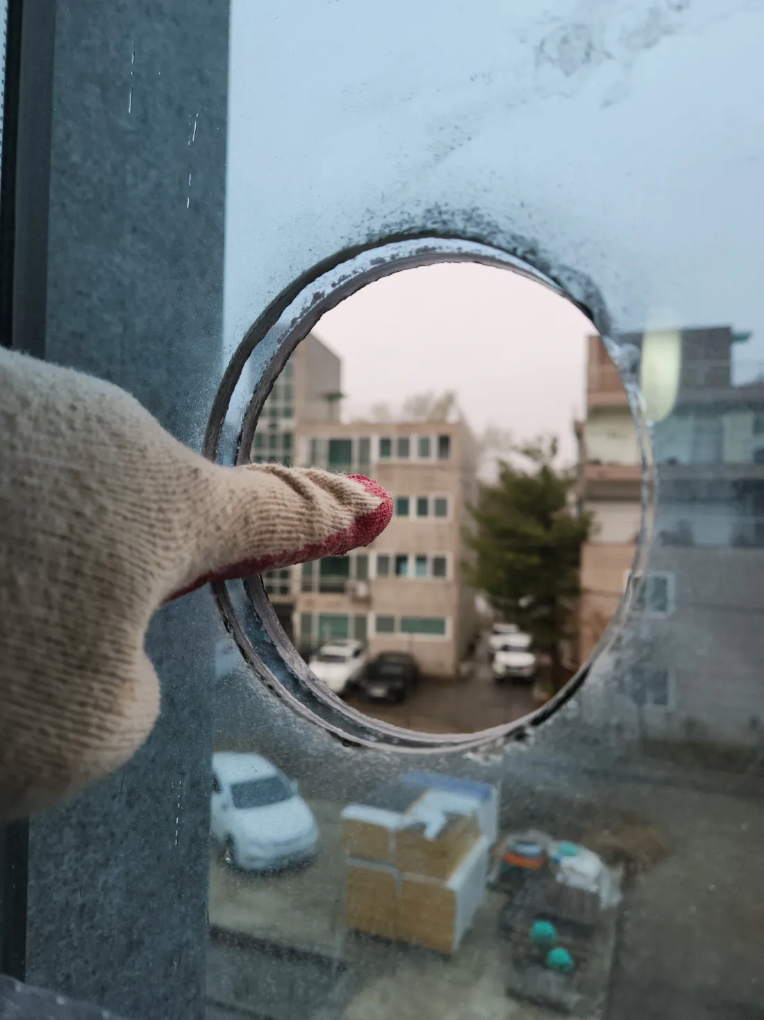서초동 세대 이중유리 시공 완료 모습